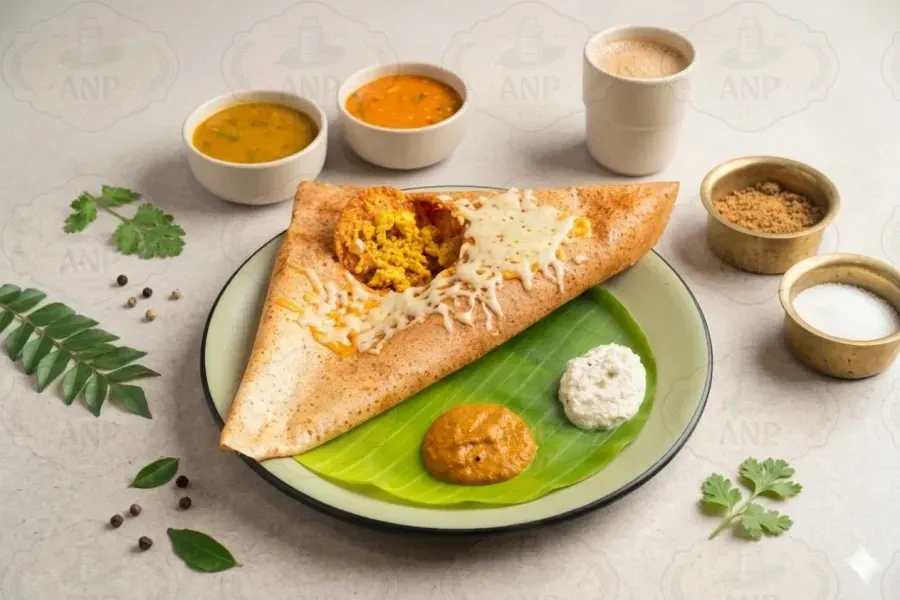 Cheese Chadar Masala Dosa