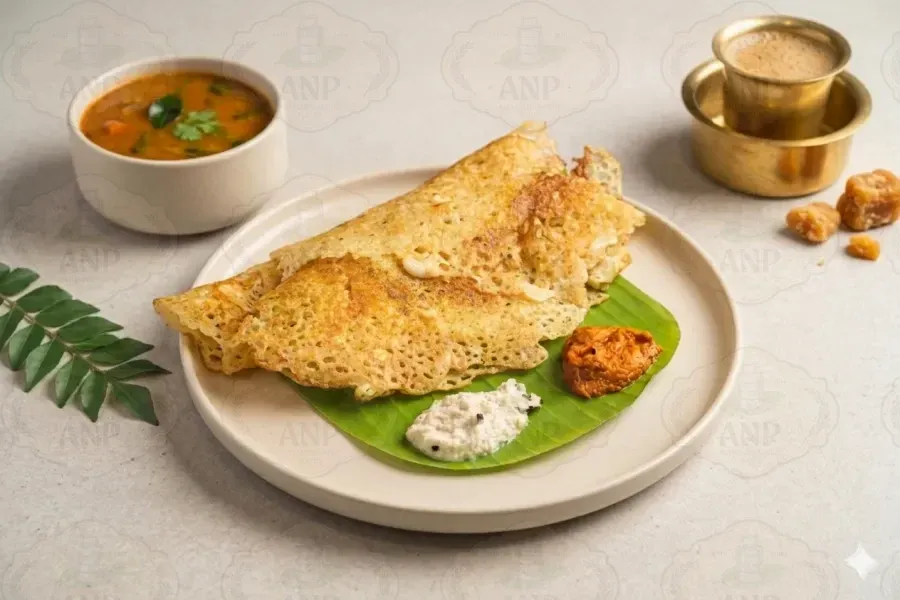 Ghee Cashew Rava Dosa 2