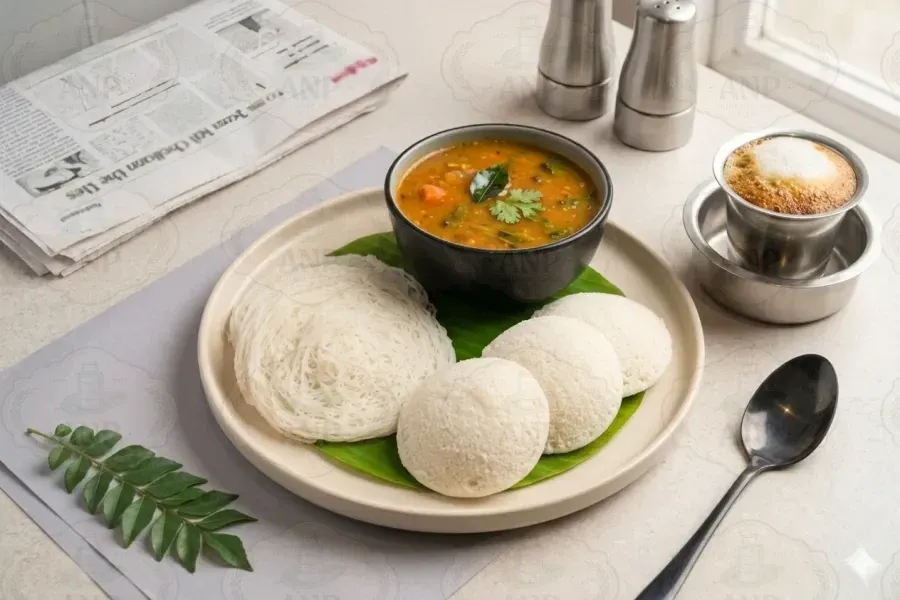 Idiyappam Twin Tiffin [Serves 1]