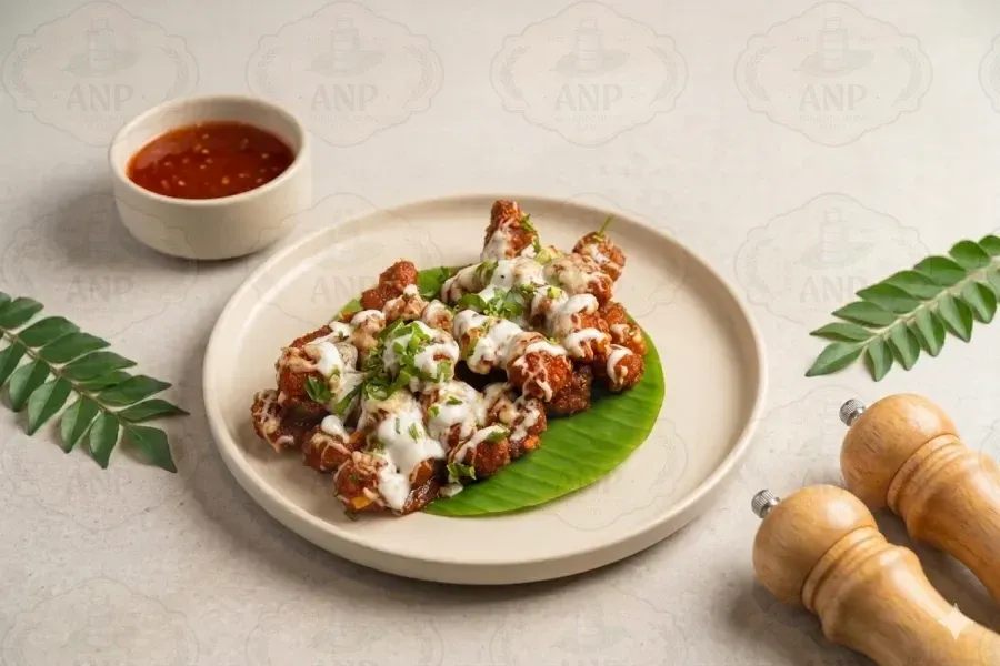 Korean Popcorn Veg Prawns.
