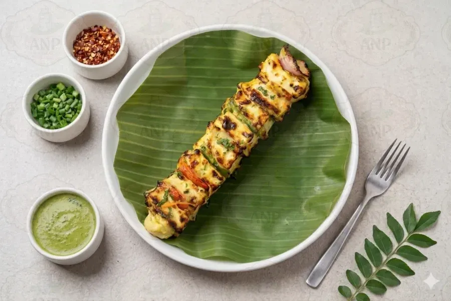 Malai Paneer Tikka [Creamy Mughlai]