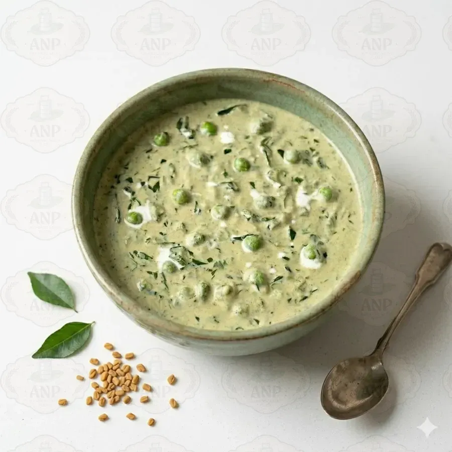 Methi Malai Green Peas Gravy