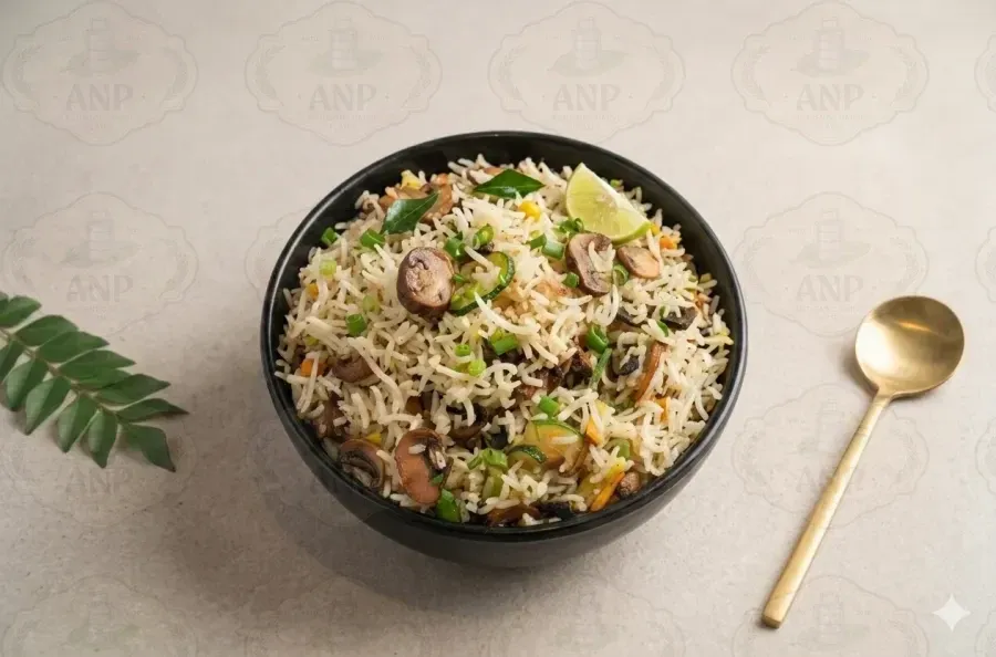 Mushroom Fried Rice