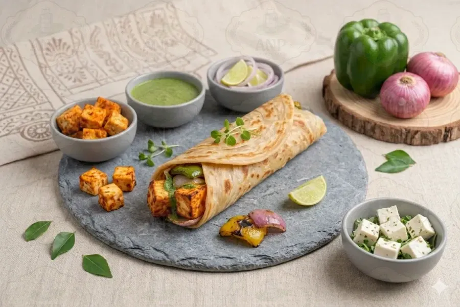 Paneer Tikka Roll