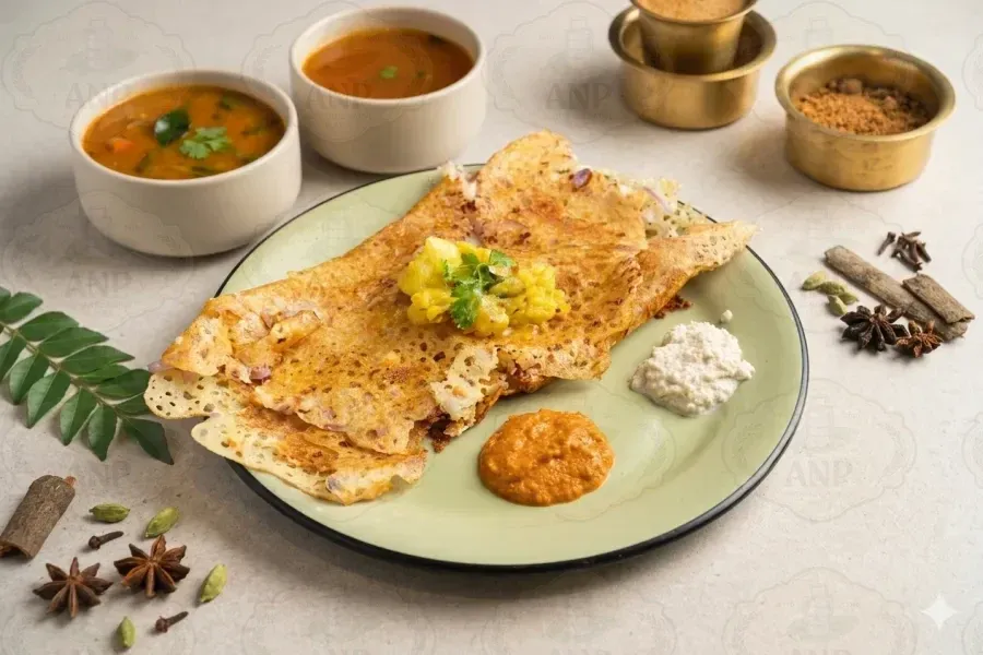 Rava Masala Dosai