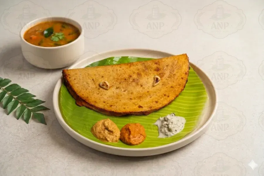 Special Garlic Benne Dosa