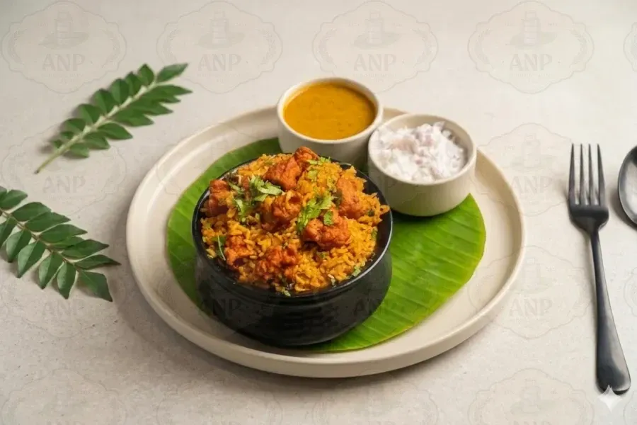 Special Veg Chicken 65 Biriyani