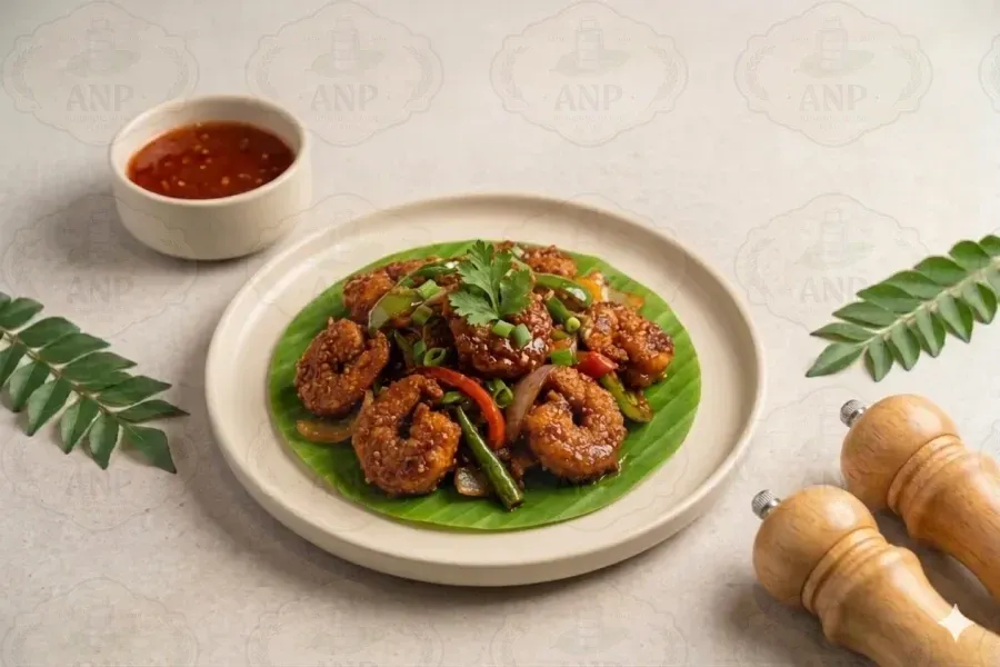 Veg Prawn Chilli