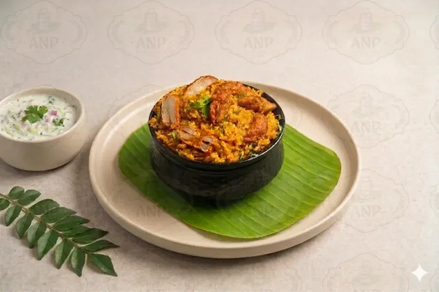 Veg Special Prawn 65 Biryani